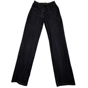 Y2K Marithe & Francois Girbaud Regular Inseam Stonewash Jeans Black Women Sz 5/6